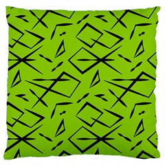 Abstract Pattern Geometric Backgrounds   Standard Flano Cushion Case (two Sides)