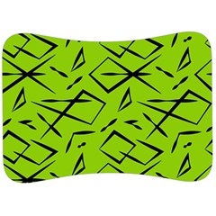 Abstract Pattern Geometric Backgrounds   Velour Seat Head Rest Cushion by Eskimos