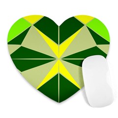 Abstract Pattern Geometric Backgrounds   Heart Mousepads by Eskimos