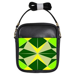 Abstract Pattern Geometric Backgrounds   Girls Sling Bag by Eskimos