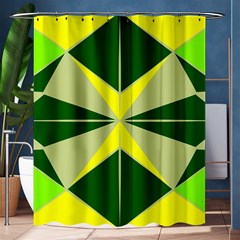 Abstract Pattern Geometric Backgrounds   Shower Curtain 60  X 72  (medium)  by Eskimos