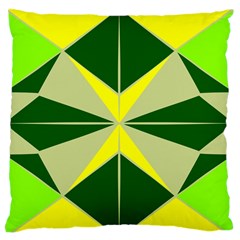 Abstract Pattern Geometric Backgrounds   Large Flano Cushion Case (one Side) by Eskimos