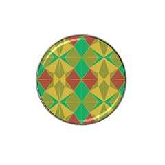 Abstract Pattern Geometric Backgrounds   Hat Clip Ball Marker by Eskimos