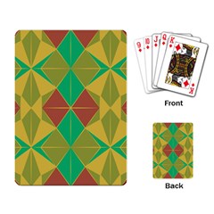 Abstract Pattern Geometric Backgrounds   Playing Cards Single Design (rectangle) by Eskimos