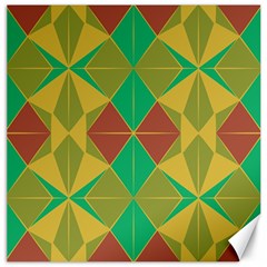 Abstract Pattern Geometric Backgrounds   Canvas 16  X 16  by Eskimos