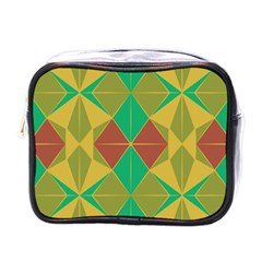 Abstract Pattern Geometric Backgrounds   Mini Toiletries Bag (one Side) by Eskimos