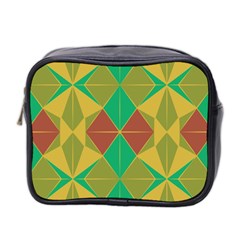 Abstract Pattern Geometric Backgrounds   Mini Toiletries Bag (two Sides) by Eskimos