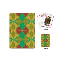 Abstract Pattern Geometric Backgrounds   Playing Cards Single Design (mini) by Eskimos