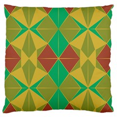 Abstract Pattern Geometric Backgrounds   Large Cushion Case (one Side)