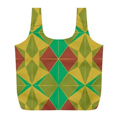 Abstract Pattern Geometric Backgrounds   Full Print Recycle Bag (l) by Eskimos