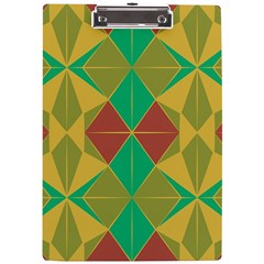 Abstract Pattern Geometric Backgrounds   A4 Clipboard