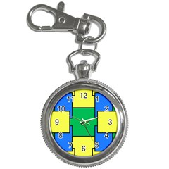 Abstract Pattern Geometric Backgrounds   Key Chain Watches by Eskimos