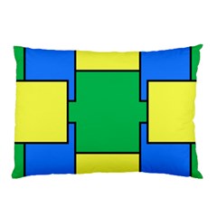 Abstract Pattern Geometric Backgrounds   Pillow Case (two Sides) by Eskimos