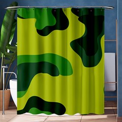 Abstract Pattern Geometric Backgrounds   Shower Curtain 60  X 72  (medium)  by Eskimos