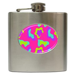 Abstract Pattern Geometric Backgrounds   Hip Flask (6 Oz) by Eskimos