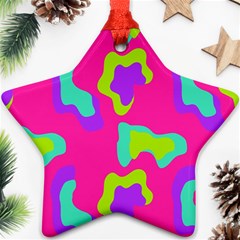 Abstract Pattern Geometric Backgrounds   Star Ornament (two Sides) by Eskimos