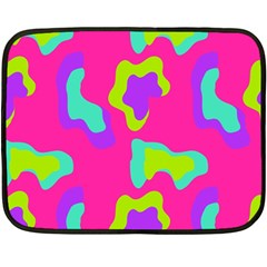 Abstract Pattern Geometric Backgrounds   Double Sided Fleece Blanket (mini)  by Eskimos