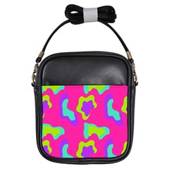 Abstract Pattern Geometric Backgrounds   Girls Sling Bag by Eskimos