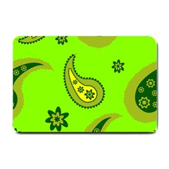 Floral Pattern Paisley Style Paisley Print  Doodle Background Small Doormat  by Eskimos