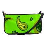 Floral pattern paisley style Paisley print  Doodle background Shoulder Clutch Bag Front