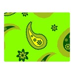 Floral pattern paisley style Paisley print  Doodle background Double Sided Flano Blanket (Mini)  35 x27  Blanket Front