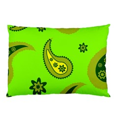 Floral Pattern Paisley Style Paisley Print  Doodle Background Pillow Case by Eskimos