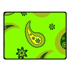 Floral Pattern Paisley Style Paisley Print  Doodle Background Fleece Blanket (small) by Eskimos