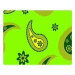 Floral pattern paisley style Paisley print  Doodle background Double Sided Flano Blanket (Large)  80 x60  Blanket Front