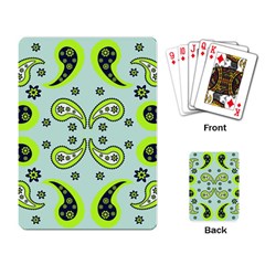 Floral Pattern Paisley Style  Playing Cards Single Design (rectangle) by Eskimos