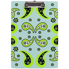 Floral Pattern Paisley Style  A4 Clipboard by Eskimos