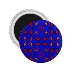 Floral Pattern Paisley Style  2 25  Magnets by Eskimos