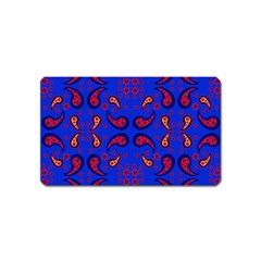 Floral Pattern Paisley Style  Magnet (name Card) by Eskimos