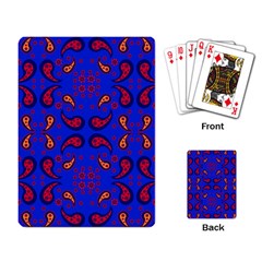 Floral Pattern Paisley Style  Playing Cards Single Design (rectangle) by Eskimos