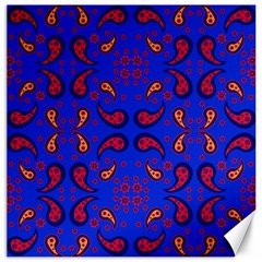 Floral Pattern Paisley Style  Canvas 16  X 16  by Eskimos