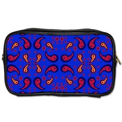 Floral Pattern Paisley Style  Toiletries Bag (one Side) by Eskimos