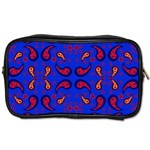 Floral pattern paisley style  Toiletries Bag (One Side) Front