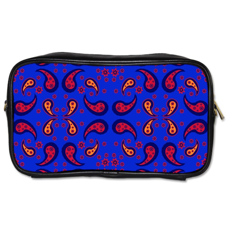 Floral pattern paisley style  Toiletries Bag (One Side)