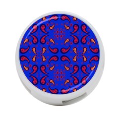 Floral Pattern Paisley Style  4-port Usb Hub (two Sides) by Eskimos