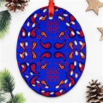 Floral pattern paisley style  Ornament (Oval Filigree) Front