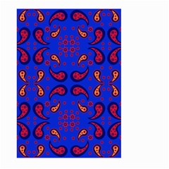 Floral Pattern Paisley Style  Large Garden Flag (two Sides) by Eskimos