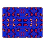 Floral pattern paisley style  Double Sided Flano Blanket (Mini)  35 x27  Blanket Front