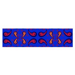 Floral Pattern Paisley Style  Satin Scarf (oblong) by Eskimos