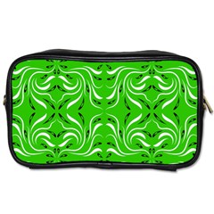 Floral folk damask pattern  Toiletries Bag (One Side)