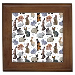 Funny Bunny Framed Tile by SychEva