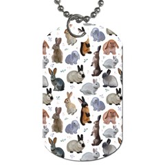 Funny Bunny Dog Tag (one Side) by SychEva