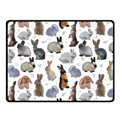 Funny Bunny Fleece Blanket (small) by SychEva