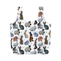 Funny Bunny Full Print Recycle Bag (m) by SychEva