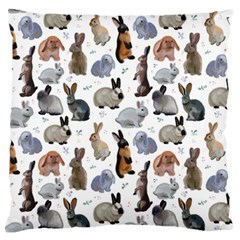 Funny Bunny Standard Flano Cushion Case (two Sides) by SychEva