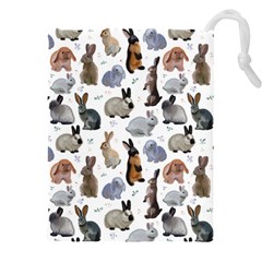 Funny Bunny Drawstring Pouch (5xl) by SychEva