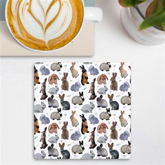 Funny Bunny Uv Print Square Tile Coaster 